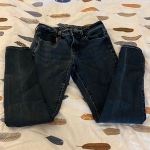 Dark blue skinny jeans